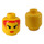 LEGO Yellow Princess Storm Head (Safety Stud) (3626)