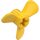 LEGO Gelb Propeller mit 3 Klingen (6041)