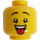 LEGO Amarillo Pug Disfraz Guy Cabeza (Espiga sólida hueca) (3626)