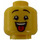 LEGO Yellow Pug Costume Guy Head (Recessed Solid Stud) (3626)