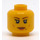 LEGO Yellow Queen Halbert (70325) Minifigure Head (Recessed Solid Stud) (3626 / 25586)