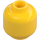 LEGO Yellow Rafter in Dark Red Jacket Minifigure Head (Recessed Solid Stud) (3626 / 38319)