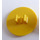 LEGO Yellow Roadsign Clip-on 2 x 2 Round (30261 / 65570)
