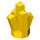 LEGO Gelb Felsen 1 x 1 mit 5 Punkten (28623 / 30385)