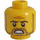LEGO Yellow Roman Commander Head (Safety Stud) (3626 / 13489)