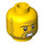 LEGO Yellow Roman Commander Head (Safety Stud) (3626 / 13489)