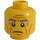 LEGO Gelb Roman Emperor Kopf (Sicherheitsbolzen) (3626 / 11492)