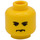 LEGO Yellow Ron Weasley/Vincent Crabbe with Slytherin Outfit Head (Safety Stud) (3626)