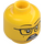 LEGO Yellow Rose Davids Minifigure Head (Recessed Solid Stud) (3626 / 56173)