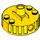 LEGO Gelb Runden Backstein 4 x 4 x 2 mit Magnet (65209)