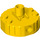 LEGO Yellow Round Brick 4 x 4 x 2 with Magnet (65209)