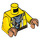 LEGO Yellow Rowan Minifig Torso (973 / 76382)