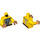 LEGO Yellow Rowan Minifig Torso (973 / 76382)