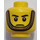 LEGO Jaune Royal Gardien Tête (Clou de sécurité) (3626 / 97090)