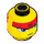 LEGO Gelb Ryo Dual Sided Kopf (Sicherheitsbolzen) (3626 / 55711)