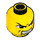 LEGO Yellow Ryo Gate Guard Head (Safety Stud) (3626 / 55534)