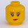 LEGO Yellow Samurai X Head (Recessed Solid Stud) (13620 / 70542)