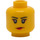 LEGO Yellow Samurai X Head (Recessed Solid Stud) (13620 / 70542)