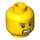 LEGO Yellow Samurai X Head (Recessed Solid Stud) (13620 / 70542)