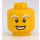 LEGO Giallo Babbo Natale Testa (Perno di sicurezza) (10766 / 13455)