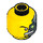 LEGO Yellow Saw Fist Head (Safety Stud) (3626 / 63194)