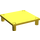 LEGO Yellow Scala Table 7 x 7 x 1 &amp; 1/3 (6965)