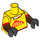 LEGO Gelb Scarecrow Minifig Torso (973 / 16360)