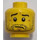 LEGO Yellow Scout Head (Recessed Solid Stud) (3626 / 74310)