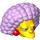 LEGO Yellow Selma Head (19906)