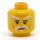 LEGO Giallo Sensei Wu - Beige e gold robes Minifigure Testa (Perno solido incassato) (3626 / 20619)