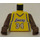 LEGO Gelb Shaquille O&#039;Neal, Los Angeles Lakers Torso
