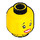 LEGO Yellow Shark Army General Minifigure Head (Recessed Solid Stud) (3626 / 34689)