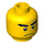 LEGO Yellow Shark Army Octopus Minifigure Head (Recessed Solid Stud) (3626 / 34628)