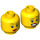 LEGO Yellow Sharon Shoehorn Minifigure Head (Recessed Solid Stud) (3626 / 16150)