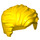 LEGO Yellow Short Brushed Back Wavy Hair (23186)
