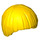 LEGO Yellow Short Smoth Bowl Cut Hair (3089 / 55532)