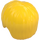 LEGO Yellow Short Tousled Hair with Side Parting (62810 / 88425)