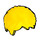LEGO Gelb Kurz Tousled Haar mit Seitenscheitel (62810 / 88425)