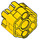 LEGO Geel Six Shooter Housing Schuine vaten (18588)