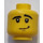 LEGO Yellow Skater Head (Safety Stud) (15115 / 88026)