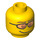 LEGO Yellow Skier Head (Safety Stud) (3626 / 92129)