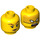 LEGO Yellow Skylor Minifigure Head (Recessed Solid Stud) (3626 / 19298)
