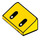 LEGO Geel Helling 1 x 2 (31°) met Ogen  (76903 / 85984)