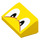 LEGO Amarillo Con pendiente 1 x 2 (31°) con Ojos, Angry (68914 / 85984)