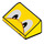 LEGO Yellow Slope 1 x 2 (31°) with Eyes, Angry (68914 / 85984)