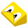 LEGO Geel Helling 1 x 2 (31°) met Ogen, Angry (68914 / 85984)