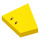 LEGO Yellow Slope 1 x 2 (45°) Triple with Hammer Bro Nostrils with Inside Stud Holder (15571 / 94291)