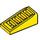 LEGO Yellow Slope 1 x 2 x 0.7 (18°) with Grille (61409)