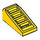 LEGO Yellow Slope 1 x 2 x 0.7 (18°) with Grille (61409)