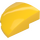 LEGO Yellow Slope 1 x 3 x 3 Curved Round Quarter  (76797)